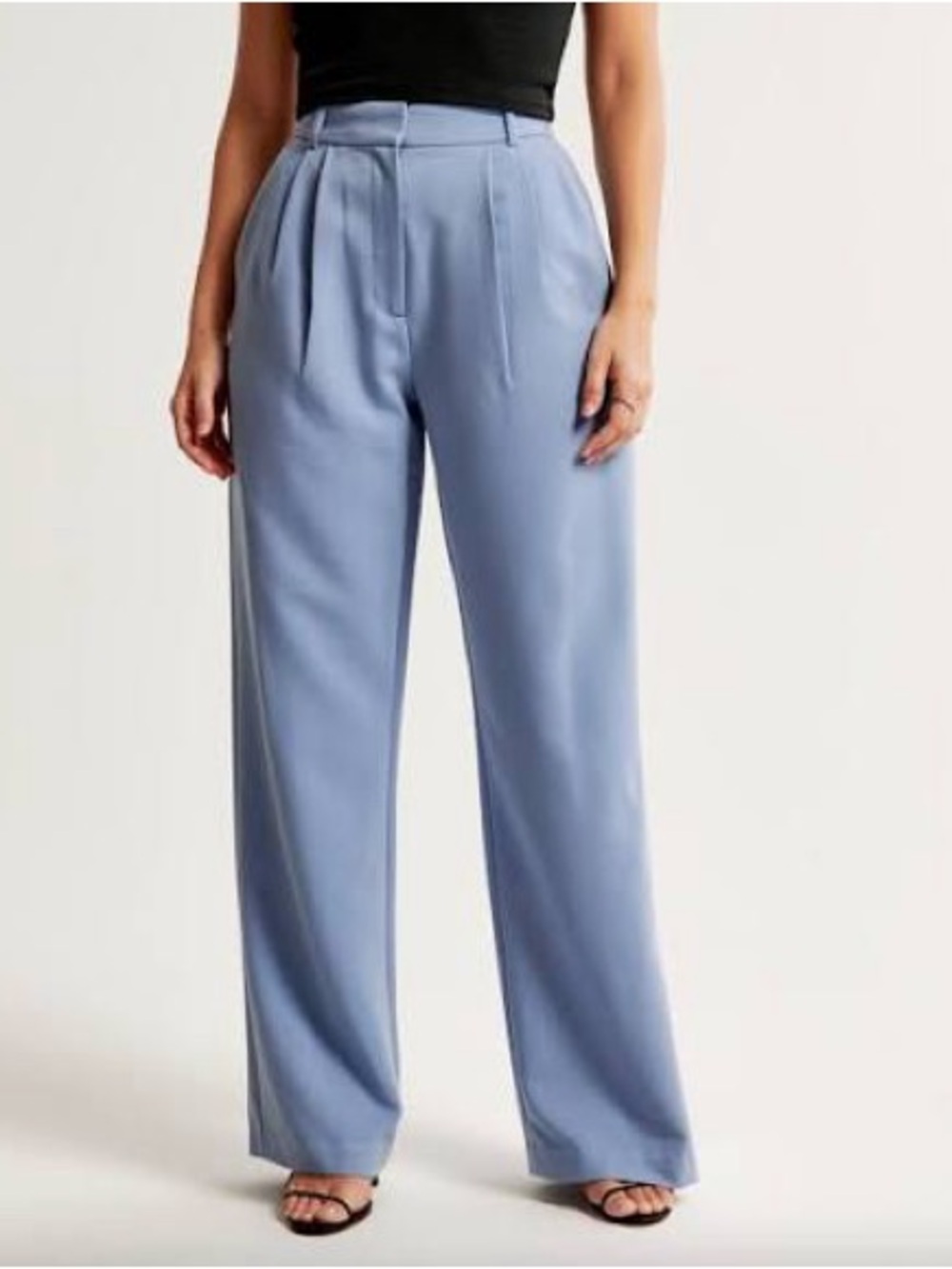 Abercrombie Blue Sloane Tailored Trousers